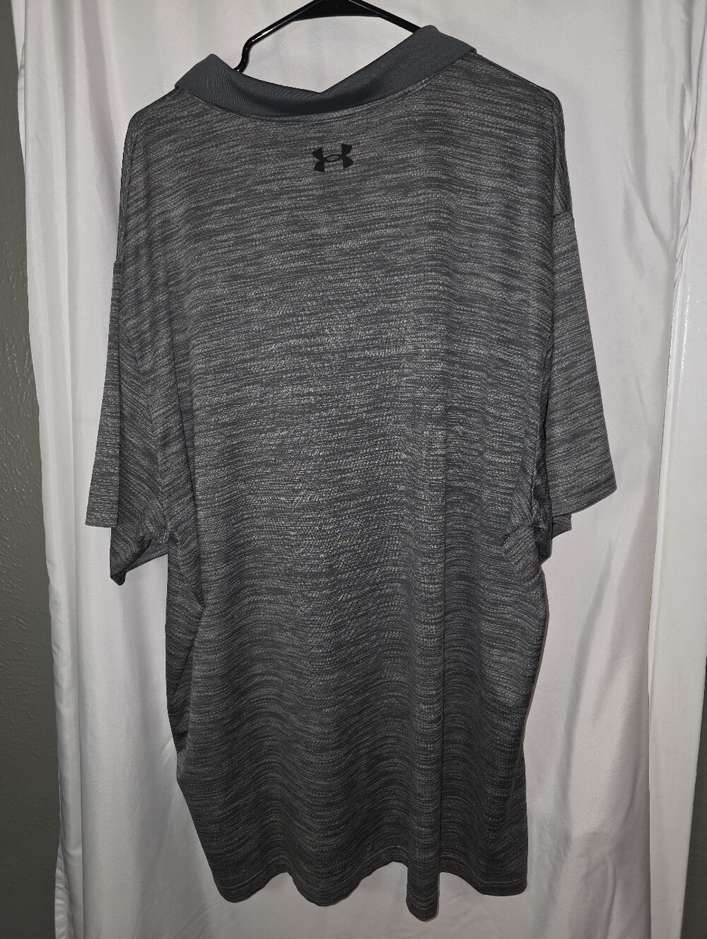 Under Armour The Performance Polo Mens 4XL Gray Heather Space Dye Golf Shirt - Picture 4 of 5